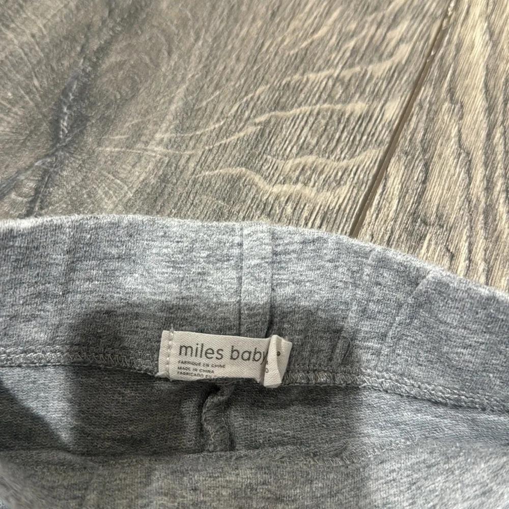• Miles The Label • Baby Basics Heather Grey Jogger 9 Months
